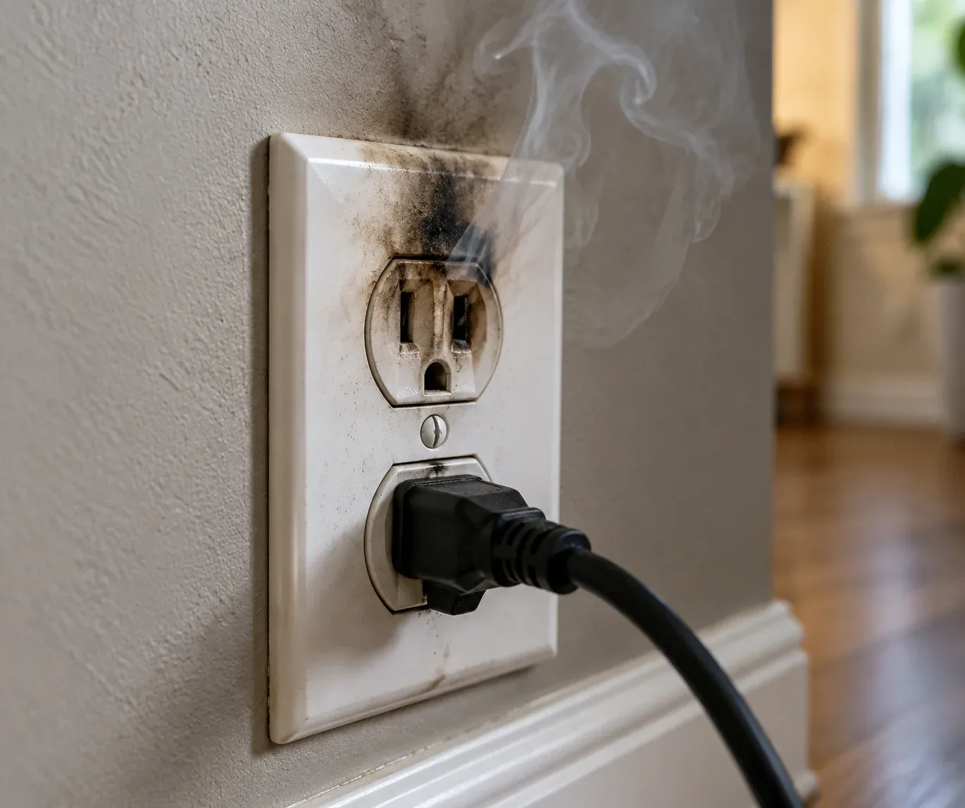 Emergency electrician inspecting an electrical issue in Waterloo